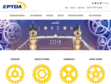 Tablet Screenshot of eptdaconvention.org